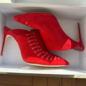 Manolo Blahnik Suede heels